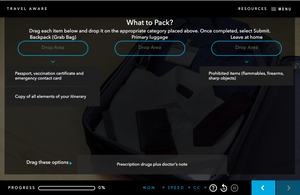 Travel Aware fundamentals module